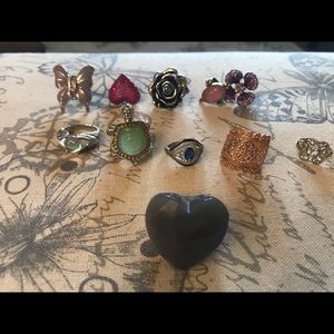 Costume jewelry rings